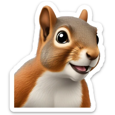 Squirrel  sticker