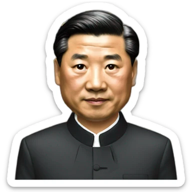 President Xi sticker