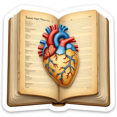 anatomy book sticker