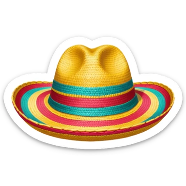 Mexican hat sticker
