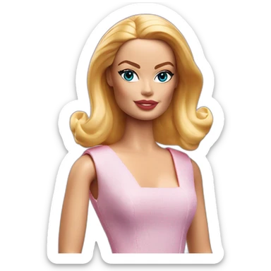 margot robbie barbie sticker