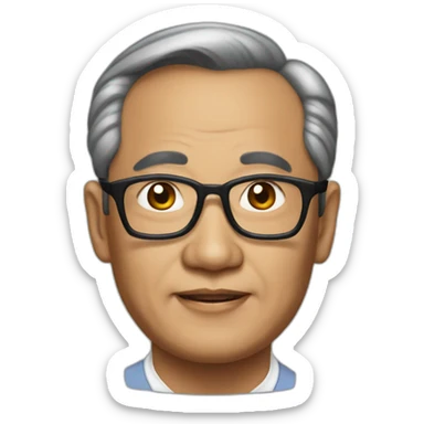 Cambodian prime ministers sticker