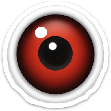 Bloodshot eyes sticker