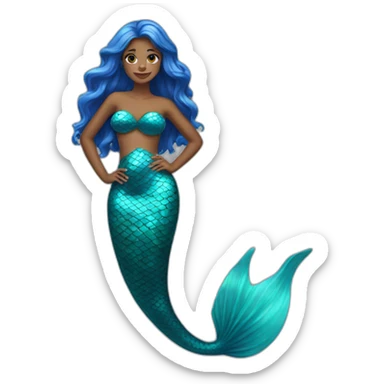 mermaid sticker