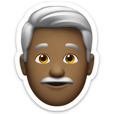 un chico fumando sticker