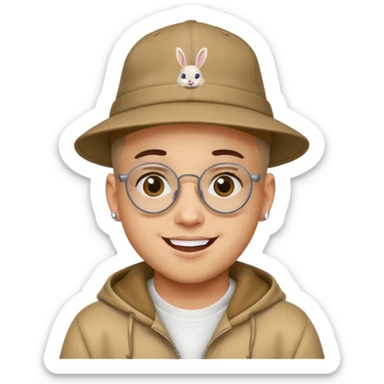 bad bunny rapper sticker