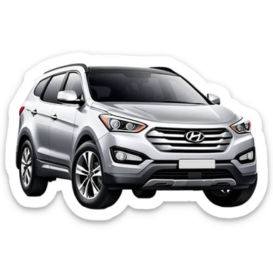 hyundai santa fe 2014  sticker