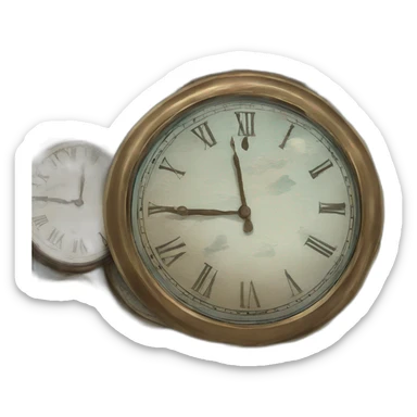 Tour Horloge Mystic Falls city sticker