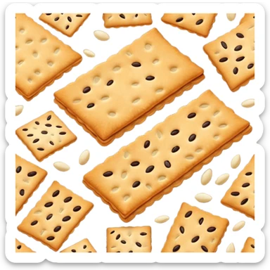 crackers aux graines sticker