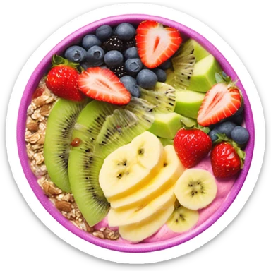 smoothie bowl sticker
