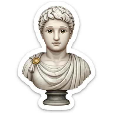 Roman statue sticker