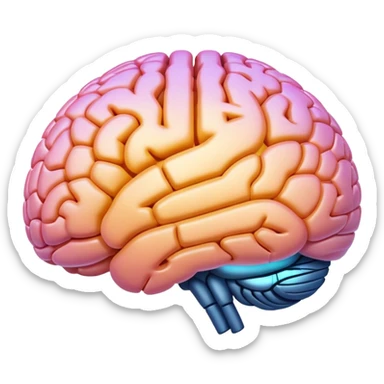 AI brain without barriers or chains, free-thinking AI sticker