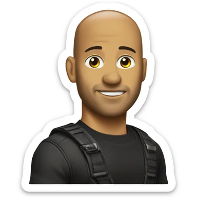golden dominic toretto sticker