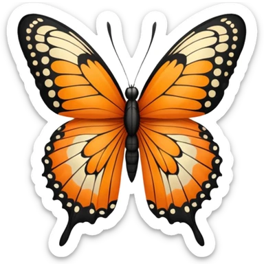 papillon sticker