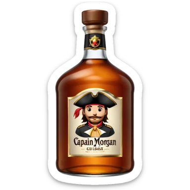Bouteille de Captain Morgan, 1 l sticker