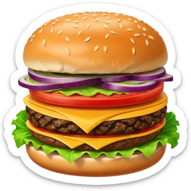 Hamburger  sticker