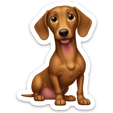 Weenie sticker