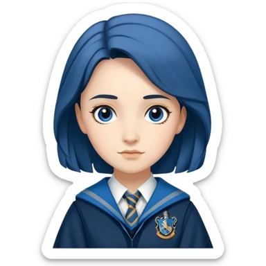Penelope Clearwater in harry potter, wear hogwarts Ravenclaw uniform sticker