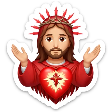 Sacred heart of Jesus sticker