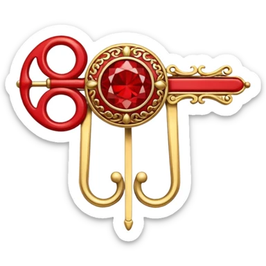 Red & Gold Hairpin 



 sticker
