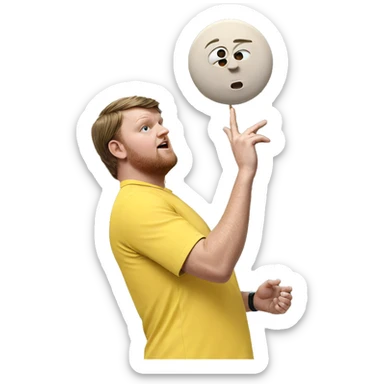 outdoor portrait of a man sticker