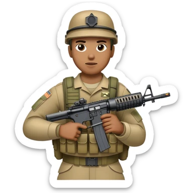 United States military army ar15 sticker