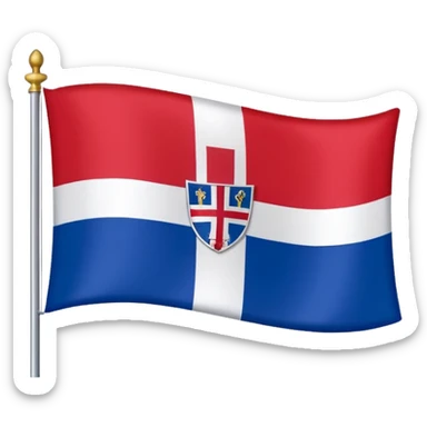 Show me the domincan republic flag sticker