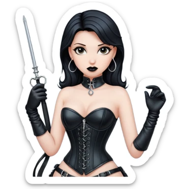 Create a Dominatrix with a  sticker