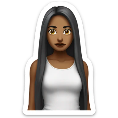 Cara mordiéndose el labio sticker