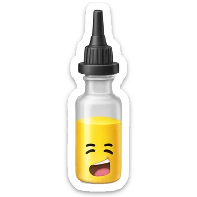 Nail glue bottle sticker