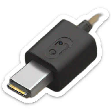 type c to 3.5mm port small size cable sticker