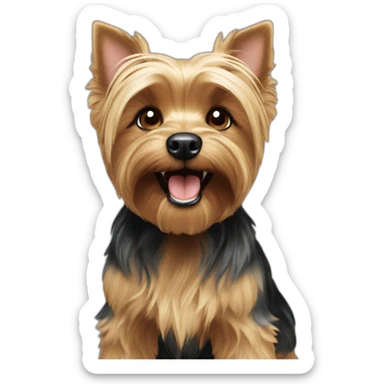happy-Yorkshire-Terrier sticker