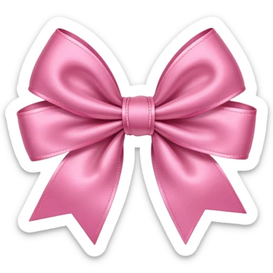 Mašľa ružová sticker