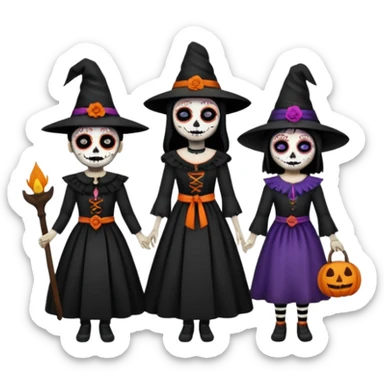 Day o the death, missing people, hereditary movie, museum,,culture,museum in mexico, clothes o missing people, witches, witchcraft sticker