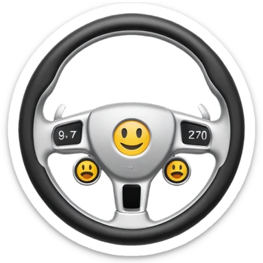 car steering wheel sticker