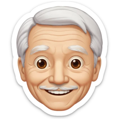 Crea un viejito sticker