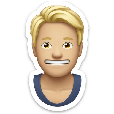 Text saying “Hehehe” similar to the 💤 emoji sticker