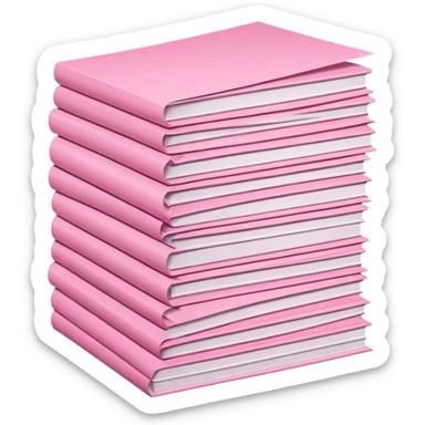 WORK PINK sticker
