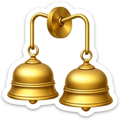 traditional Indian ghungroo ankle bells used in classical dance sticker