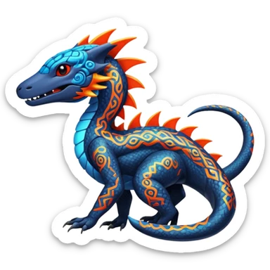 Salandit-Heliolisk-Amaura-fusion sticker
