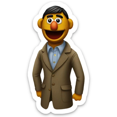 bert the muppet sticker