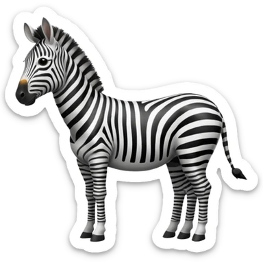 zebra sticker