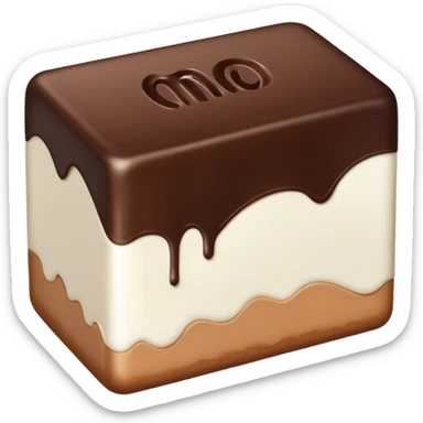 Kinder milk slice sticker