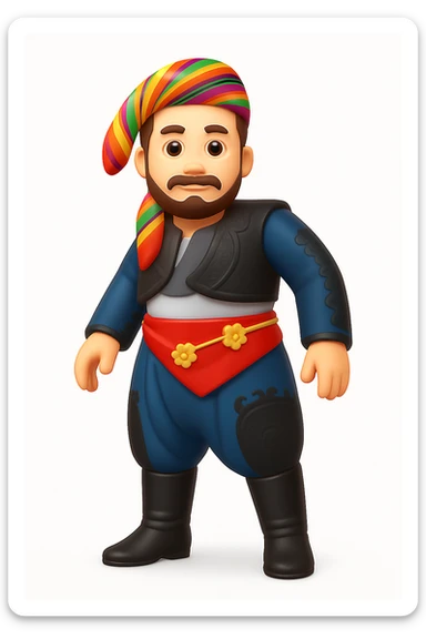 Convert the uploaded image into a 3D Apple-style emoji — preserve the key shapes, colors, and overall composition of the original image. Simplify the forms into clean. Apply glossy textures, soft lighting, smooth shading, and render everything in Apple emoji style on a clean white background

 sticker