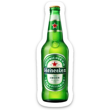Toma una cerveza Heineken sticker