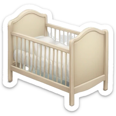 Baby crib sticker