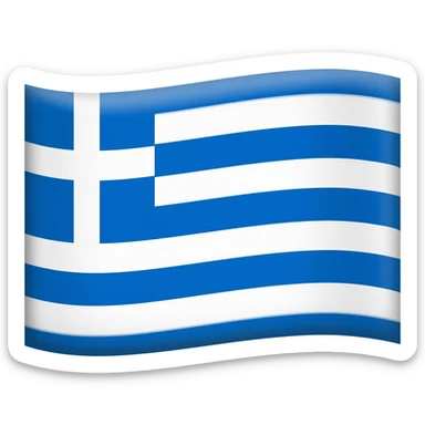 I want greek flag sticker