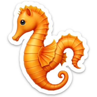 Create a seahorse emoji sticker