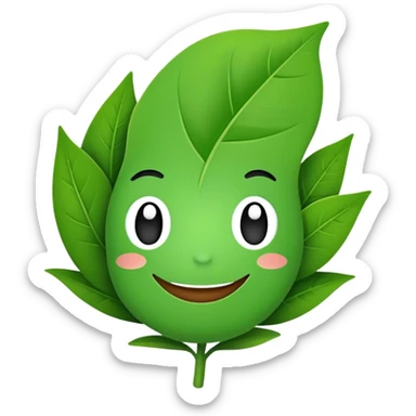 BFDI Leafy sticker