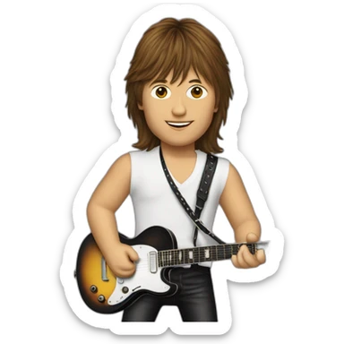 Young Richie sambora sticker